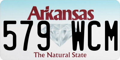 AR license plate 579WCM