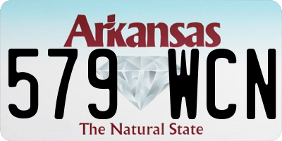 AR license plate 579WCN