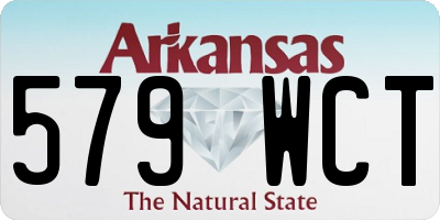 AR license plate 579WCT