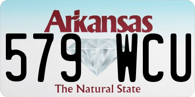 AR license plate 579WCU