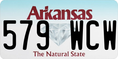 AR license plate 579WCW