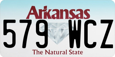 AR license plate 579WCZ