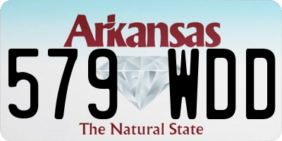 AR license plate 579WDD