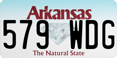 AR license plate 579WDG