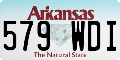 AR license plate 579WDI