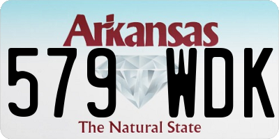 AR license plate 579WDK