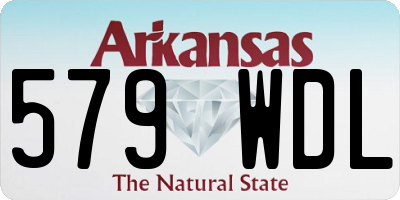 AR license plate 579WDL