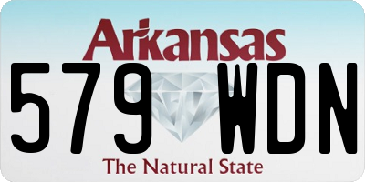 AR license plate 579WDN