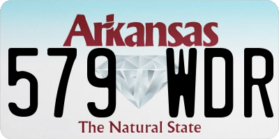 AR license plate 579WDR