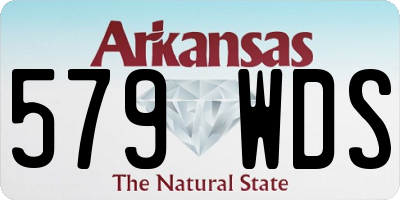 AR license plate 579WDS