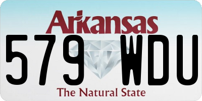 AR license plate 579WDU