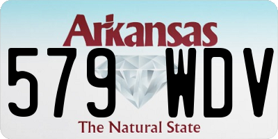 AR license plate 579WDV