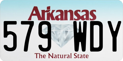 AR license plate 579WDY