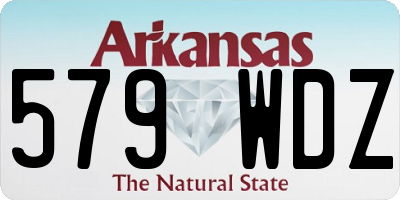 AR license plate 579WDZ