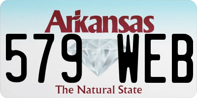 AR license plate 579WEB