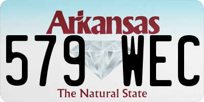 AR license plate 579WEC