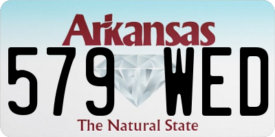 AR license plate 579WED