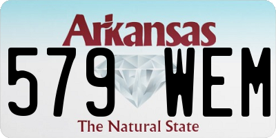 AR license plate 579WEM