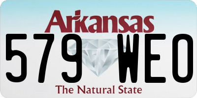 AR license plate 579WEO