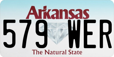 AR license plate 579WER