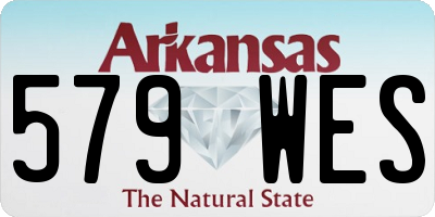 AR license plate 579WES
