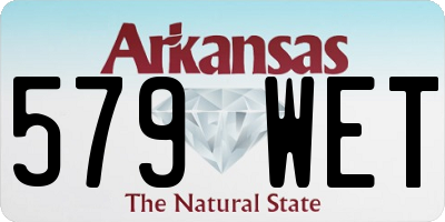 AR license plate 579WET