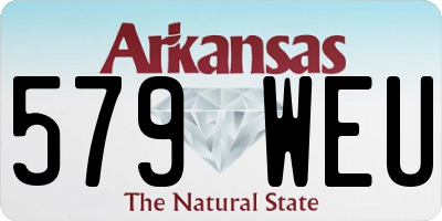 AR license plate 579WEU