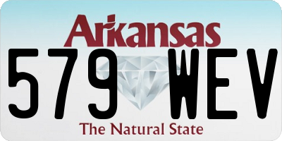 AR license plate 579WEV