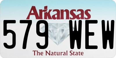 AR license plate 579WEW