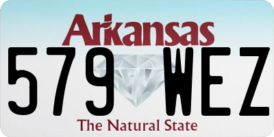 AR license plate 579WEZ