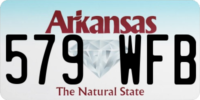 AR license plate 579WFB