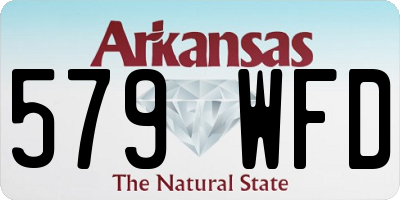 AR license plate 579WFD