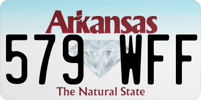 AR license plate 579WFF