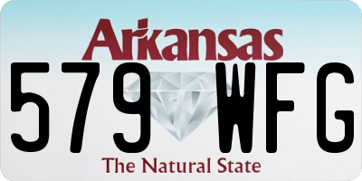 AR license plate 579WFG