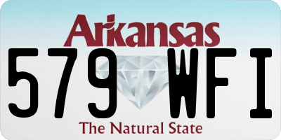 AR license plate 579WFI