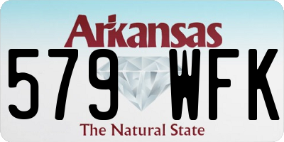 AR license plate 579WFK