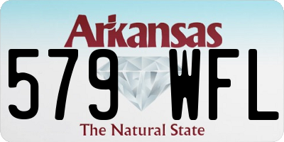 AR license plate 579WFL