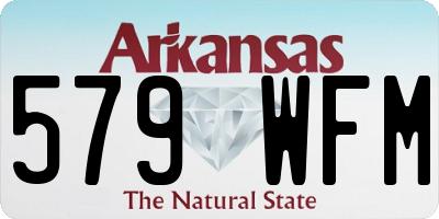 AR license plate 579WFM