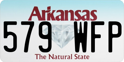 AR license plate 579WFP