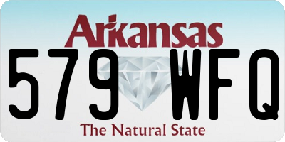 AR license plate 579WFQ