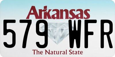 AR license plate 579WFR
