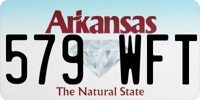 AR license plate 579WFT
