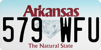 AR license plate 579WFU
