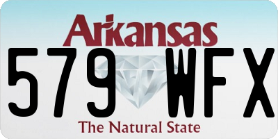 AR license plate 579WFX
