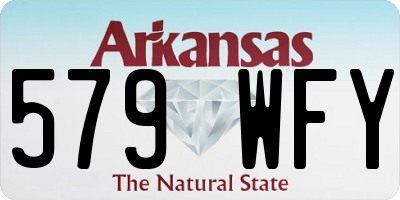 AR license plate 579WFY