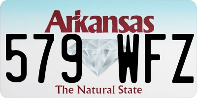 AR license plate 579WFZ