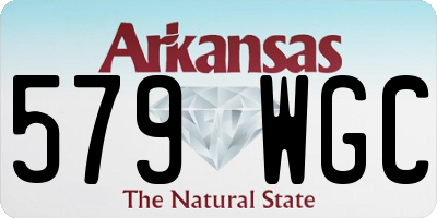 AR license plate 579WGC