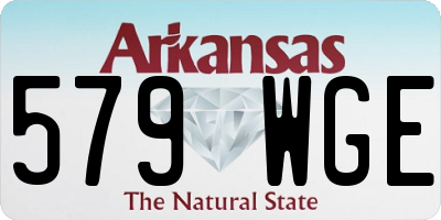 AR license plate 579WGE