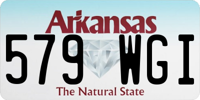 AR license plate 579WGI