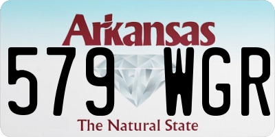 AR license plate 579WGR